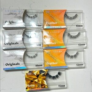 Lilac Street. Black Faux Eyelash Clusters